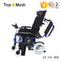 Promotion Vente chaude en fauteuil roulant électrique pliant inclinable